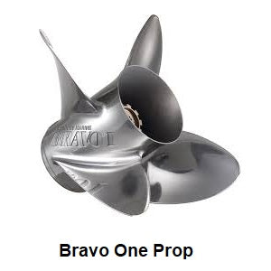 Quicksilver Stainless Steel 4 blade E series Revolution Four / Vensura / Bravo One & Trophy Plus