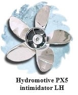 Hydromotive stainless steel propellers