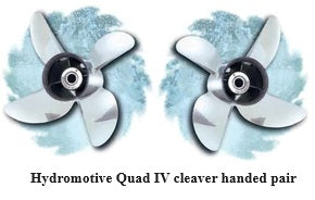 Hydromotive stainless steel propellers