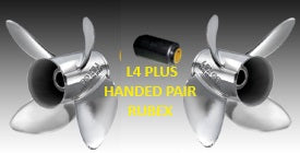 Handed pairs of E series propellers