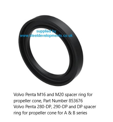 Volvo Penta Propeller nuts spacers and thrust washers and tools