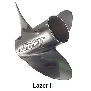3 blade Quicksilver Lazer II Stainless Steel E series