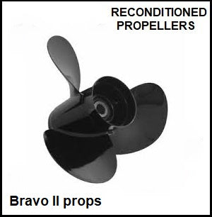 Bravo Two & TRS reconditioned aluminium & Stainless Steel propellers