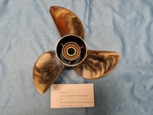 10.5/8”x13” Lab finished racing propeller by Steel Developments Ref SDT1