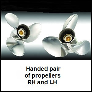 3 Blade Stainless Steel New Saturn & HR3 propellers D series