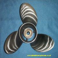0-16" diameter Stainless Steel Propeller Blade Repair Service please select number of blades