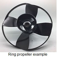 C series 3.1/2" gearcase recon aluminium & stainless steel propellers