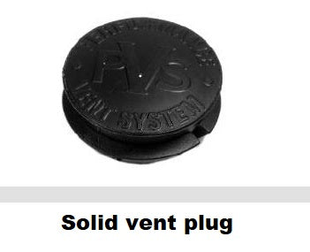 Vent plugs for propellers