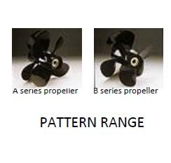 Pattern volvo duo aluminium props B series - PRICE PER SET off 1 x LH & 1 x RH propeller