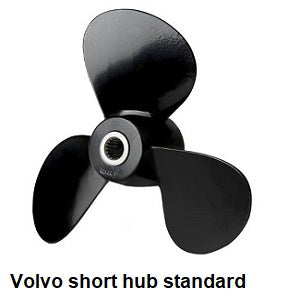 3 Blade Aluminum Volvo SP short hub