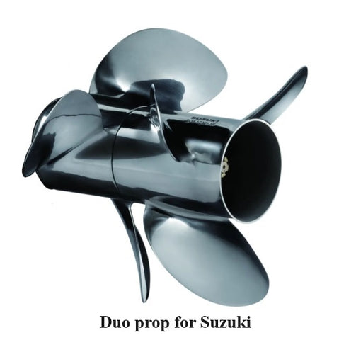 Suzuki DF325 and DF350 duo propellers