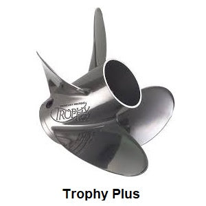 Trophy Plus 4 Blade Stainless Steel Propeller
