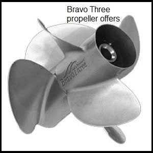 Bravo Three Original propellers from stock