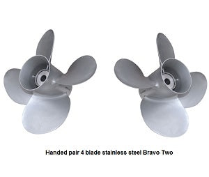 Bravo Two & TRS reconditioned aluminium & Stainless Steel propellers