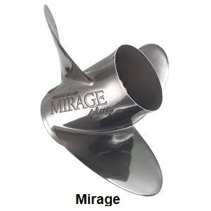 3 blade Quicksilver Mirage Stainless Steel E series