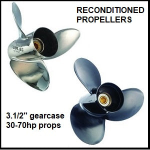 C series 3.1/2" gearcase recon aluminium & stainless steel propellers