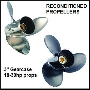 B series 3" gearcase recon aluminium & stainless steel propellers