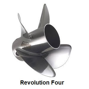 Quicksilver Stainless Steel 4 blade E series Revolution Four / Vensura / Bravo One, Trophy Plus & Pro Max