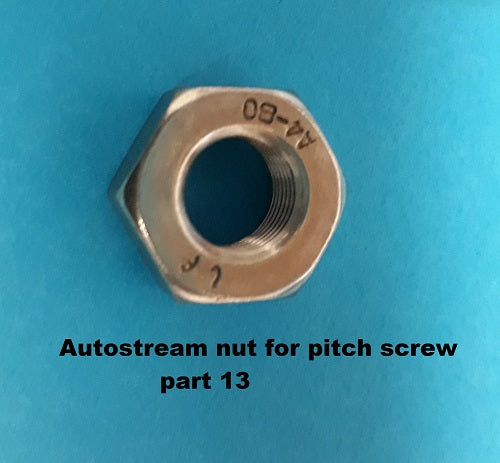 Autostream feathering propeller anodes and parts