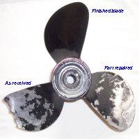 Duo propellers repair aluminium, stainless steel or bronze
