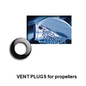 Vent plugs for propellers